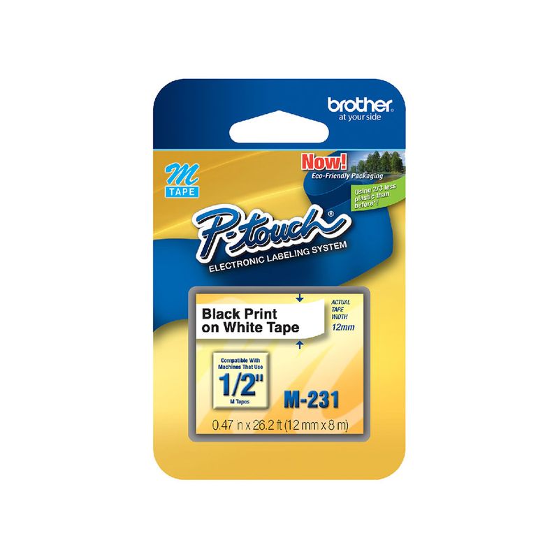 51659 - CINTA PARA ROTULADOR PT-100/110/85 NGRO/BLCO 12MM