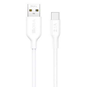 Cable Usb A Usb Tipo C De 2M, 1Hora, Blanco Cab246B