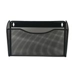 REVISTERO HORIZONTAL DE PARED MALLA METALICA NEGRO C/3