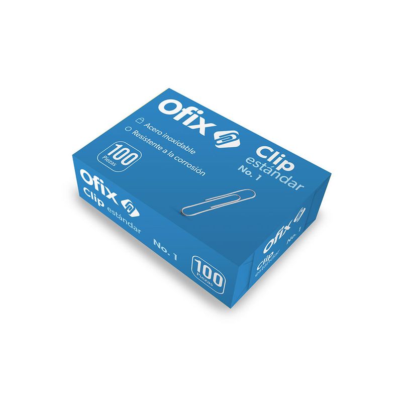 CLIP ESTANDAR OFIX #1 CON 100