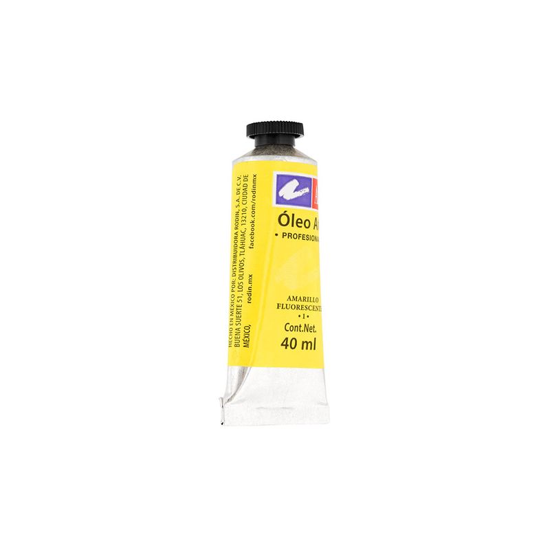 52042 - PINTURA PARA OLEO 40ML AMARILLO FLUORESCENTE