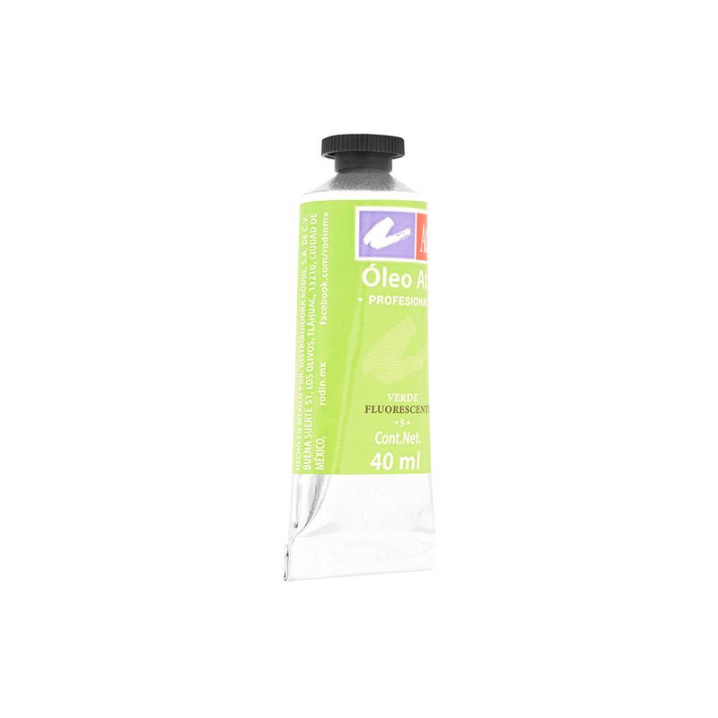 52051 - PINTURA PARA OLEO 40ML VERDE FLUORESCENTE