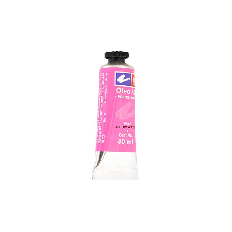 52055 - PINTURA PARA OLEO 40ML ROSA FLUORESCENTE