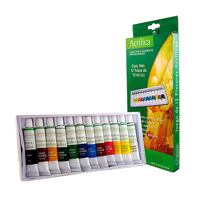 52087 - PINTURA ACRILICA ESTUCHE CON 12