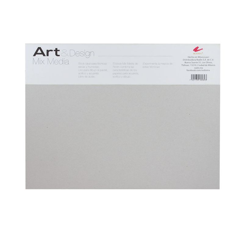 52145 - BLOCK MIX MEDIA 160G 50 HOJAS
