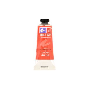 Pintura Para Oleo 40Ml Rojo Fluorescente 2