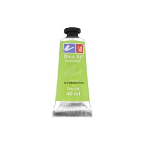 Pintura Para Oleo 40Ml Verde Fluorescente 5