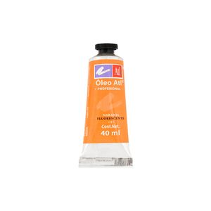 Pintura Para Oleo 40Ml Naranja Fluorescente 3