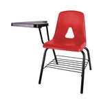 SILLA PUPITRE ESCOLAR C/PALETA PLASTICA C/PARRILLA