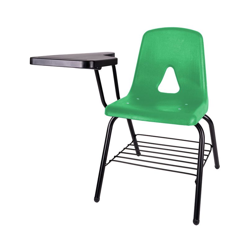 SILLA PUPITRE ESCOLAR C/PALETA PLASTICA C/PARRILLA