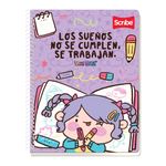 CUADERNO PROFESIONAL 90H RAYAS SUPER GIRL
