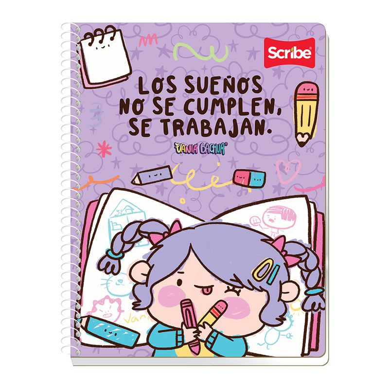 52295 - CUADERNO PROFESIONAL 90H C-5 SUPER GIRL