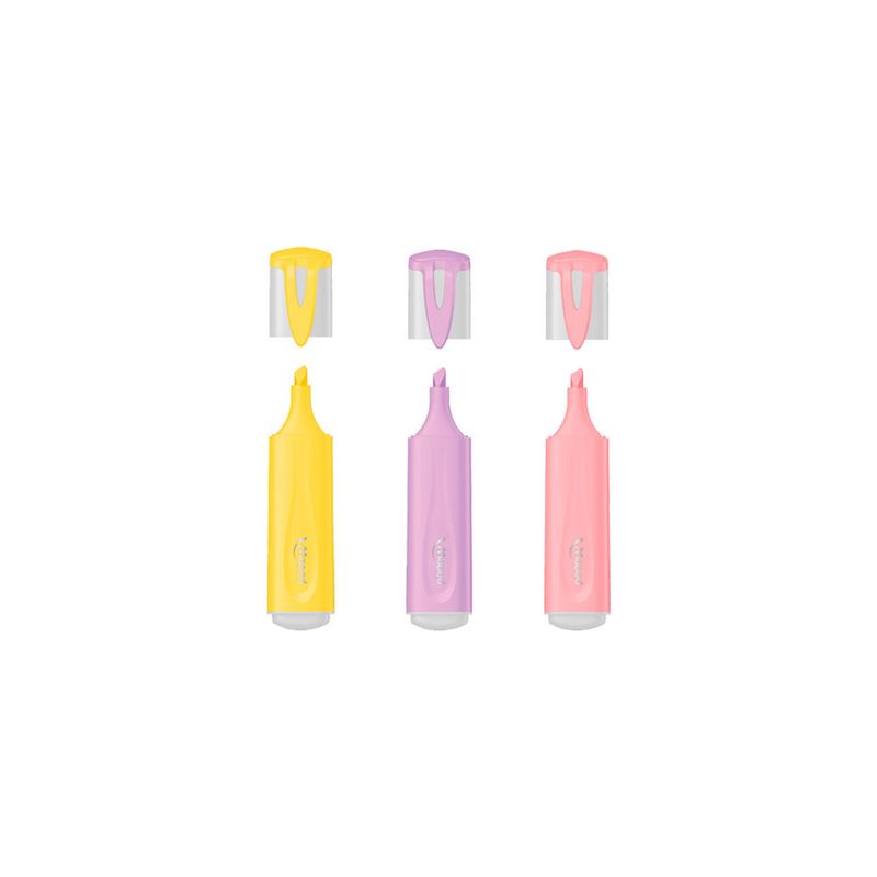 MARCADOR FLUORESCENTE COLORES SURTIDOS CON 10PZAS PASTEL