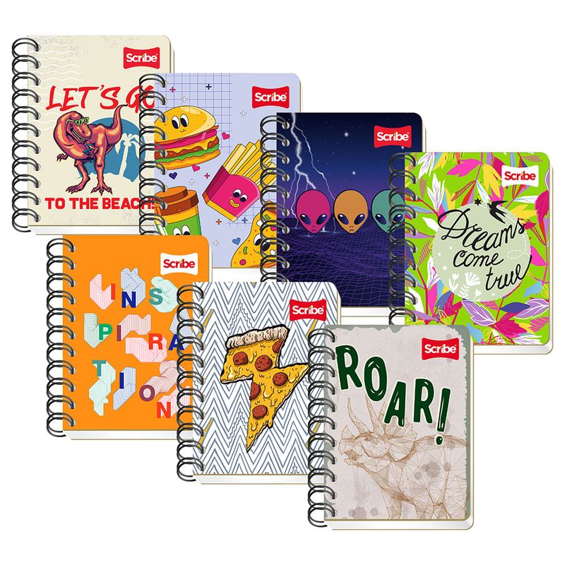 LIBRETA ESPIRAL POCKET 80H RAYAS MULTILINEA