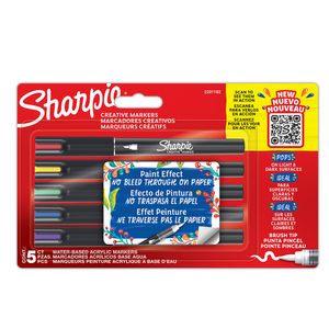 Marcador Creativo Acrílico Punta Pincel 5Pzas Sharpie 2201182
