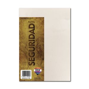 Papel Seguridad Oficio Blanco C/100 Pzas Psto11