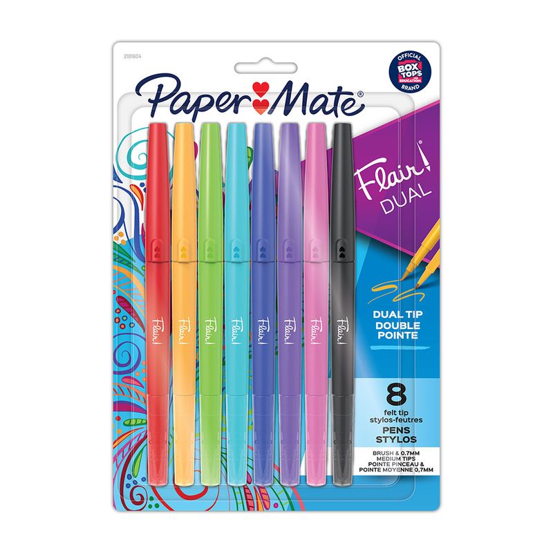 52505 - ROTULADOR FLAIR DOBLE PUNTA PAPER MATE  C/8
