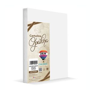 Cartulina Opalina Oficio Blanca Diem Con 100Hjs Opaofi