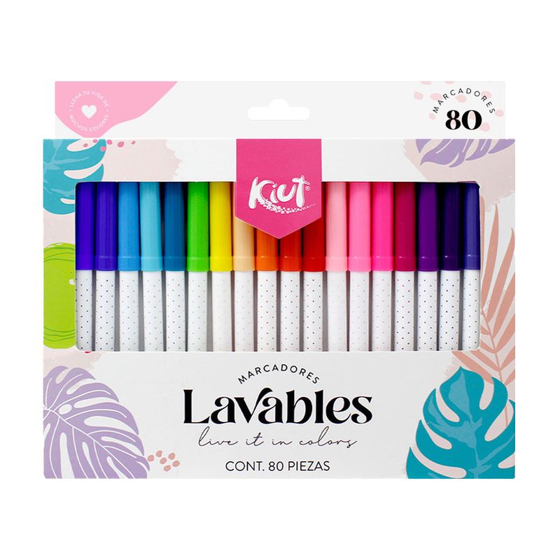 52446 - MARCADOR LAVABLE C/80 KIUT
