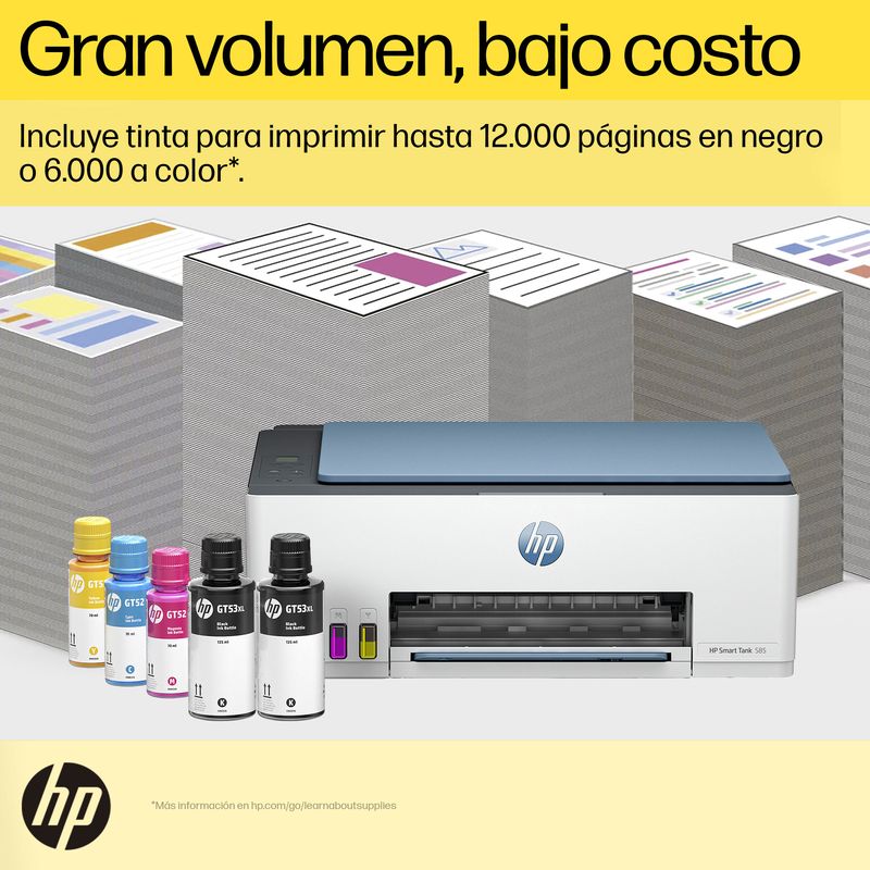 MULTIFUNCIONAL HP SMART TANK 585 TINTA CONTINUA COLOR WIFI