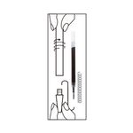 55133 - REPUESTO PARA BOLIGRAFO  SARASA GRAND JLV AZUL BLT CON 2