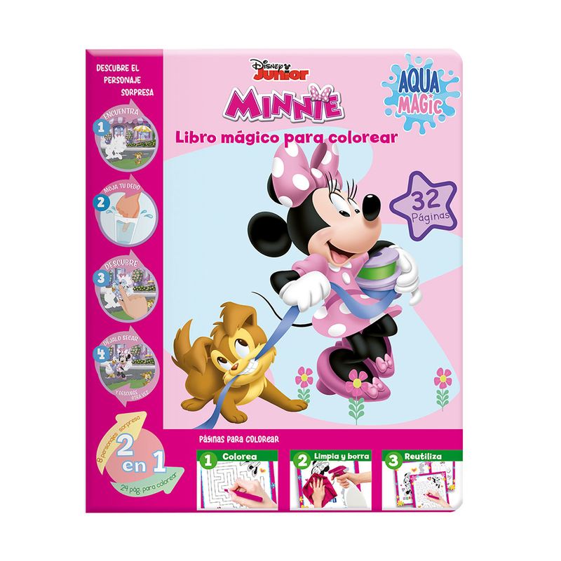 52749 - LIBRO COLOREAR AQUA MAGIC MINNIE