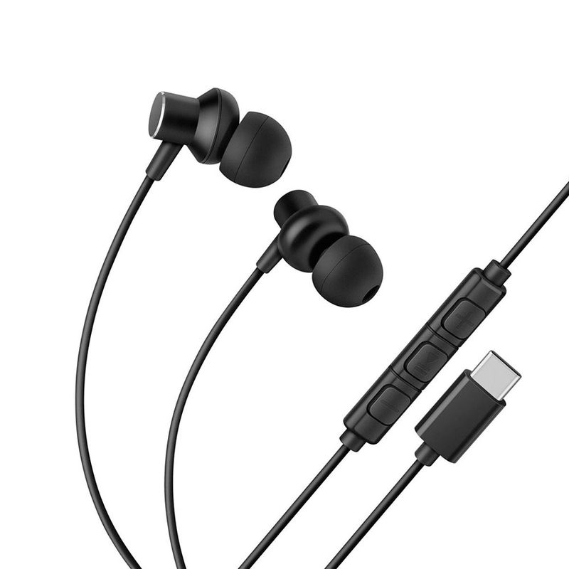 54103 - AUDIFONOS MANOS LIBRES ALAMBRICOS STEREN TIPO C MULTIFUNCION