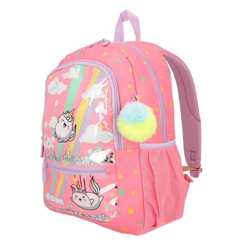 54046 - MOCHILA INFANTIL XTREM LOGAN PINK UNICORN