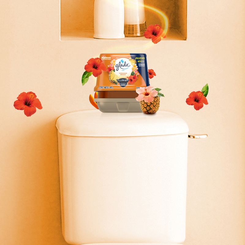 54801 - AROMATIZANTE GLADE EN GEL HAWAIIAN BREEZE 180GRS