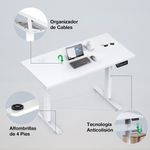 MESA PARA LAPTOP AJUSTABLE ELECTRICA 1HORA ESCRITORIO ERGONOMICO
