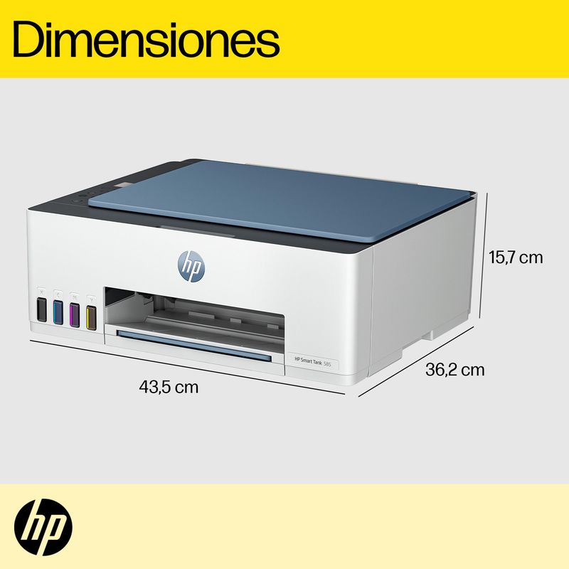 MULTIFUNCIONAL HP SMART TANK 585 TINTA CONTINUA COLOR WIFI