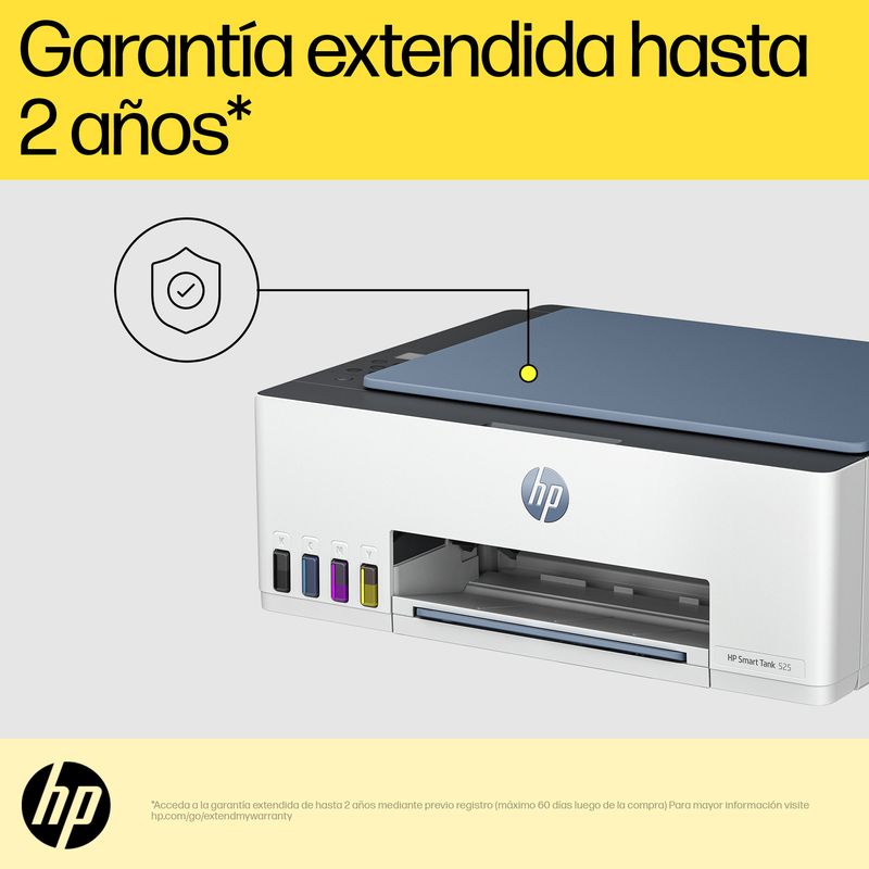 54949 - MULTIFUNCIONAL HP SMART TANK 525 TINTA CONTINUA COLOR USB