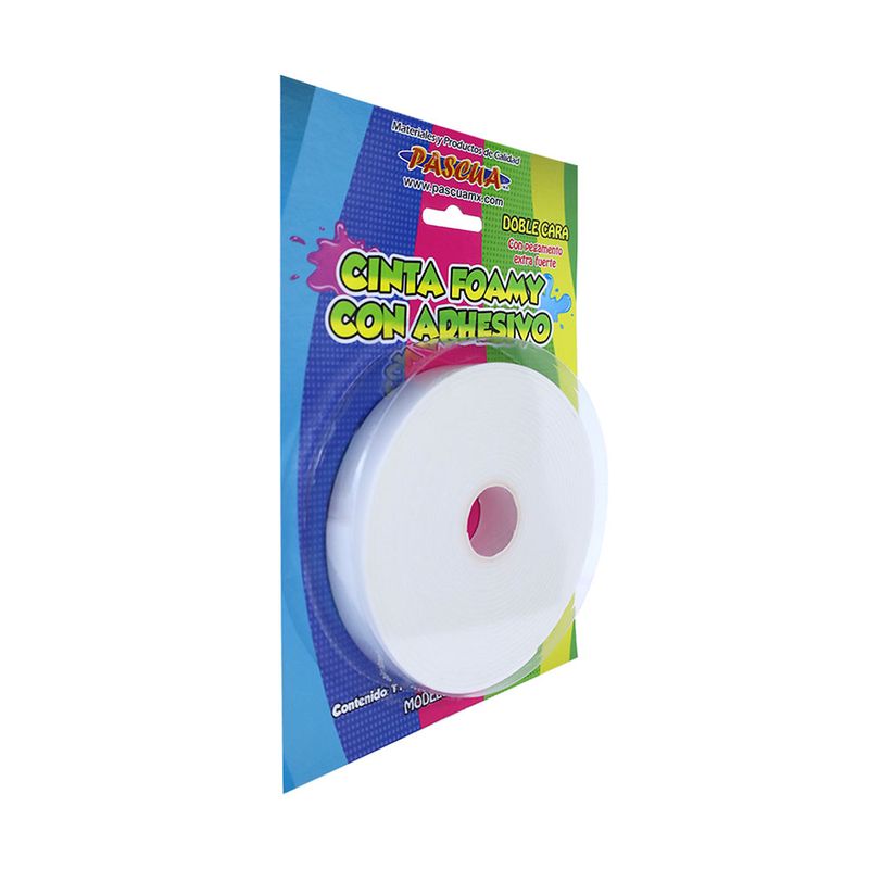 53319 - CINTA DOBLE CARA DE FOAMY 19MMX5M PASCUA