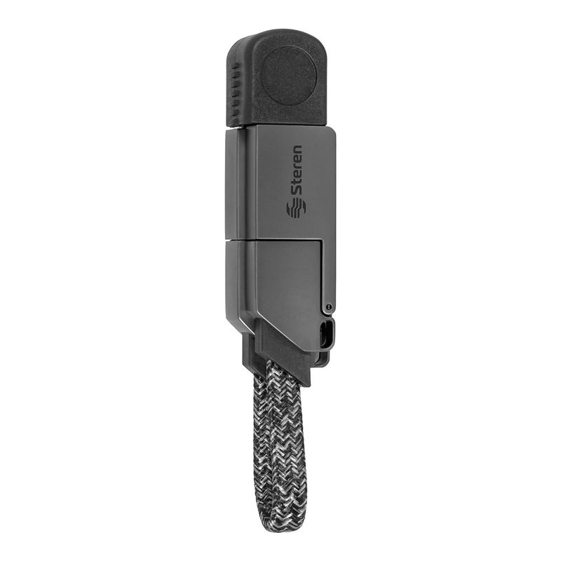ADAPTADOR CABLE USB-C, USB, LIGHTNING, 4 EN 1 STEREN
