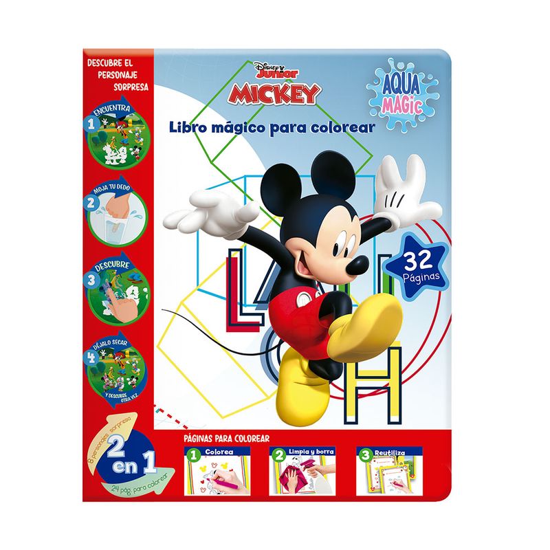 52750 - LIBRO COLOREAR AQUA MAGIC MICKEY