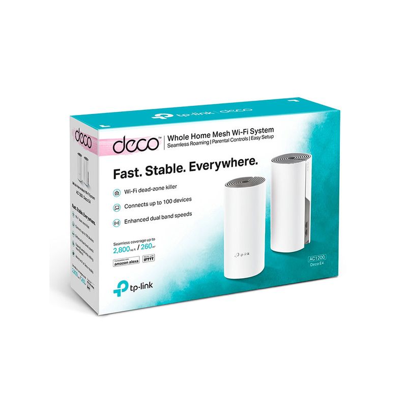 55113 - ROUTER TP LINK WI-FI MESH PAQUETE CON 2 COLOR BLANCO