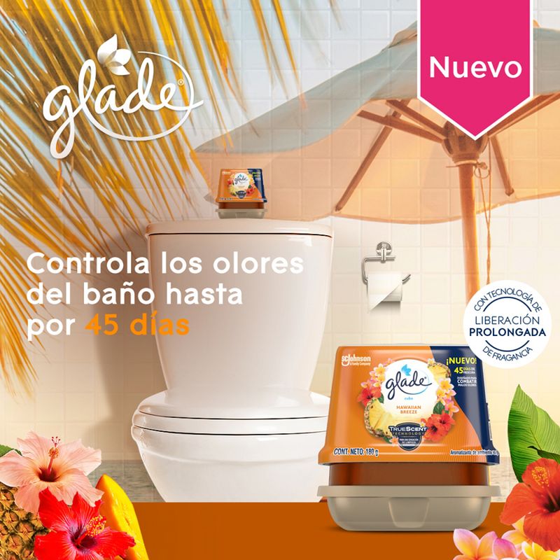 54800 - AROMATIZANTE GLADE EN GEL HAWAIIAN BREEZE 180GRS