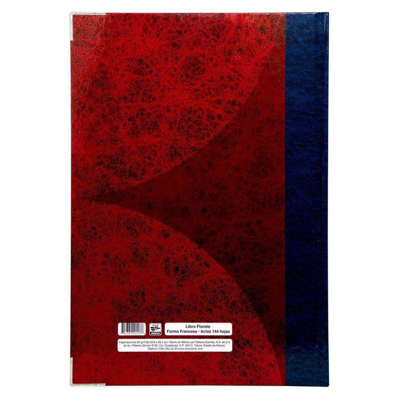 53075 - LIBRO FLORETE ACTAS 144HJS FORMA FRANCESA