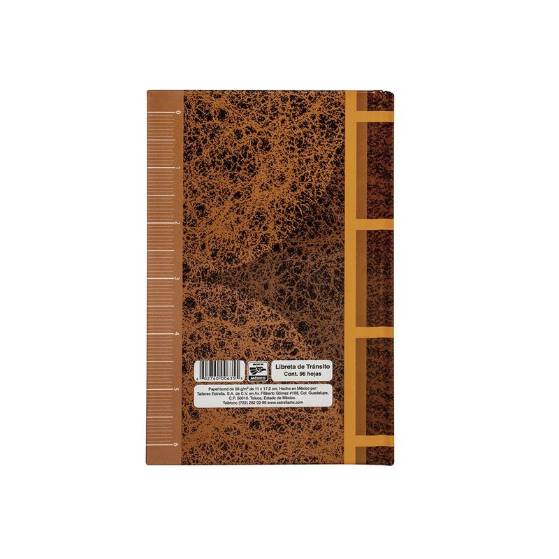 LIBRETA TRANSITO 96HJS
