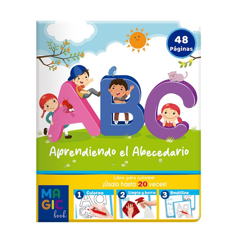 52755 - LIBRO COLOREAR MAGICO ABECEDARIO