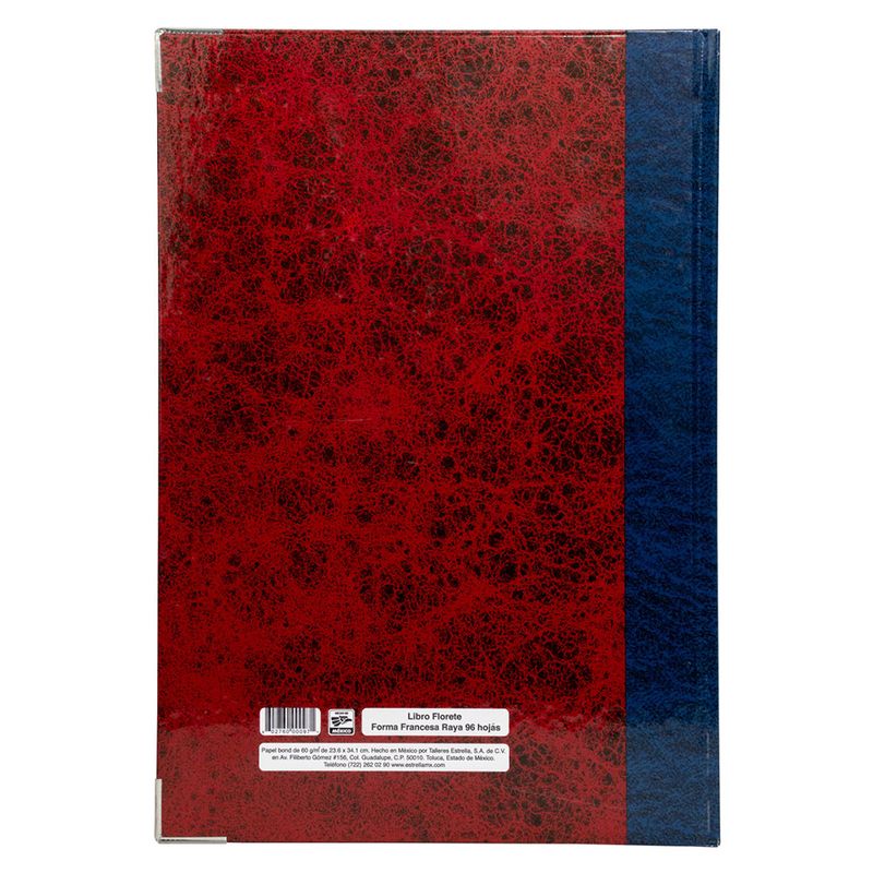 53065 - LIBRO FLORETE RAYAS 96HJS FORMA FRANCESA