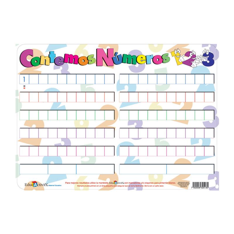 54360 - TAPETE EDUCATIVO CONTEMOS NUMEROS