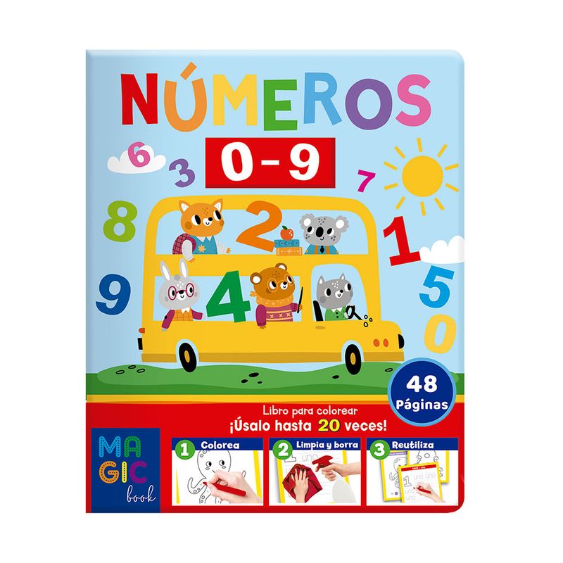 52757 - LIBRO COLOREAR MAGICO NUMEROS