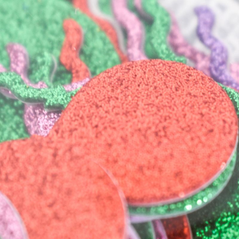 53457 - FIGURAS DE FOAMY DIAMANTADO CON ADHESIVO GLOBOS C/38 PIEZAS