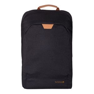 Mochila Para Laptop 15.6” Techzone, Ecologica Rpet Negro Tzlbp56W-N