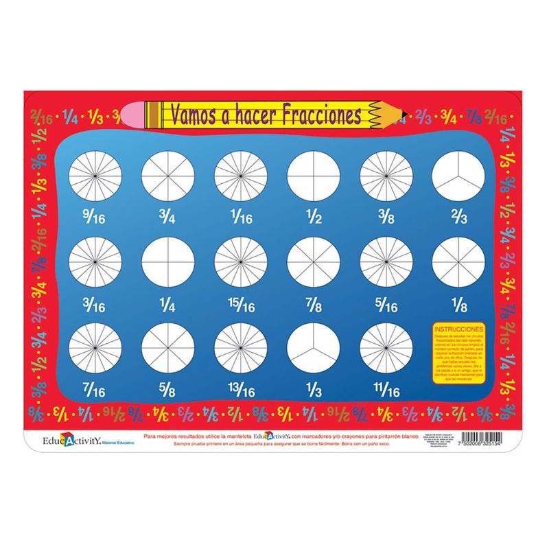 54716 - TAPETE EDUCATIVO FRACCIONES
