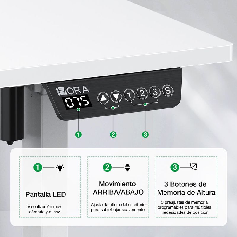 MESA PARA LAPTOP AJUSTABLE ELECTRICA 1HORA ESCRITORIO ERGONOMICO