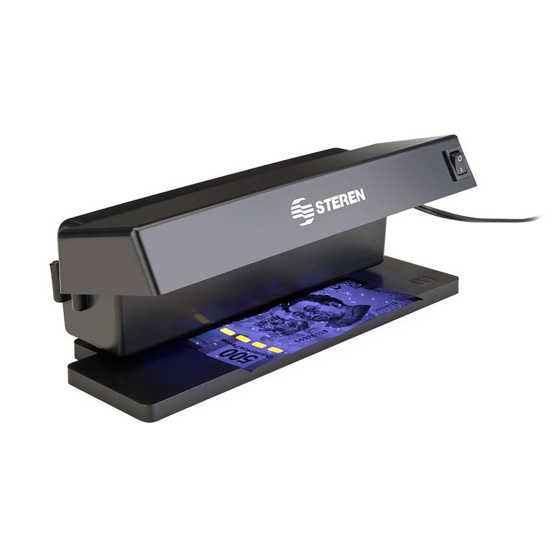 DETECTOR DE BILLETES FALSOS STEREN LAMPARA ULTRAVIOLETA