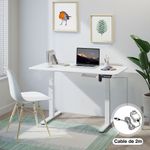MESA PARA LAPTOP AJUSTABLE ELECTRICA 1HORA ESCRITORIO ERGONOMICO