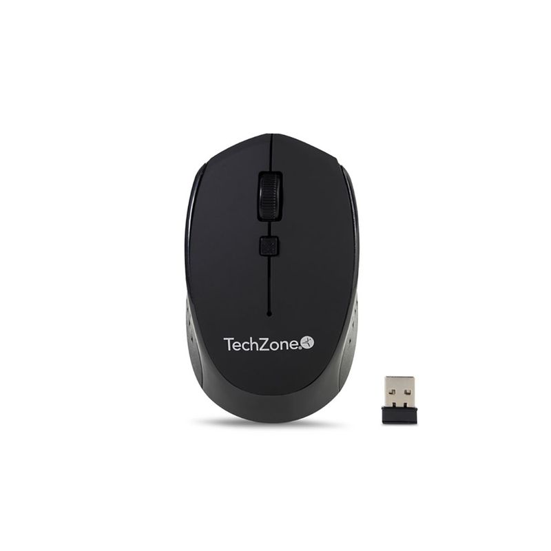 53542 - MOUSE INALAMBRICO TECHZONE AMBIDIESTRO WIN/MAC 1600DPI